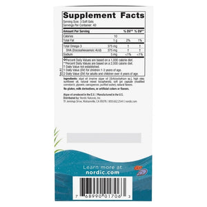 Nordic Naturals DHA lastele taimetoitlastele - 120 minikapslit