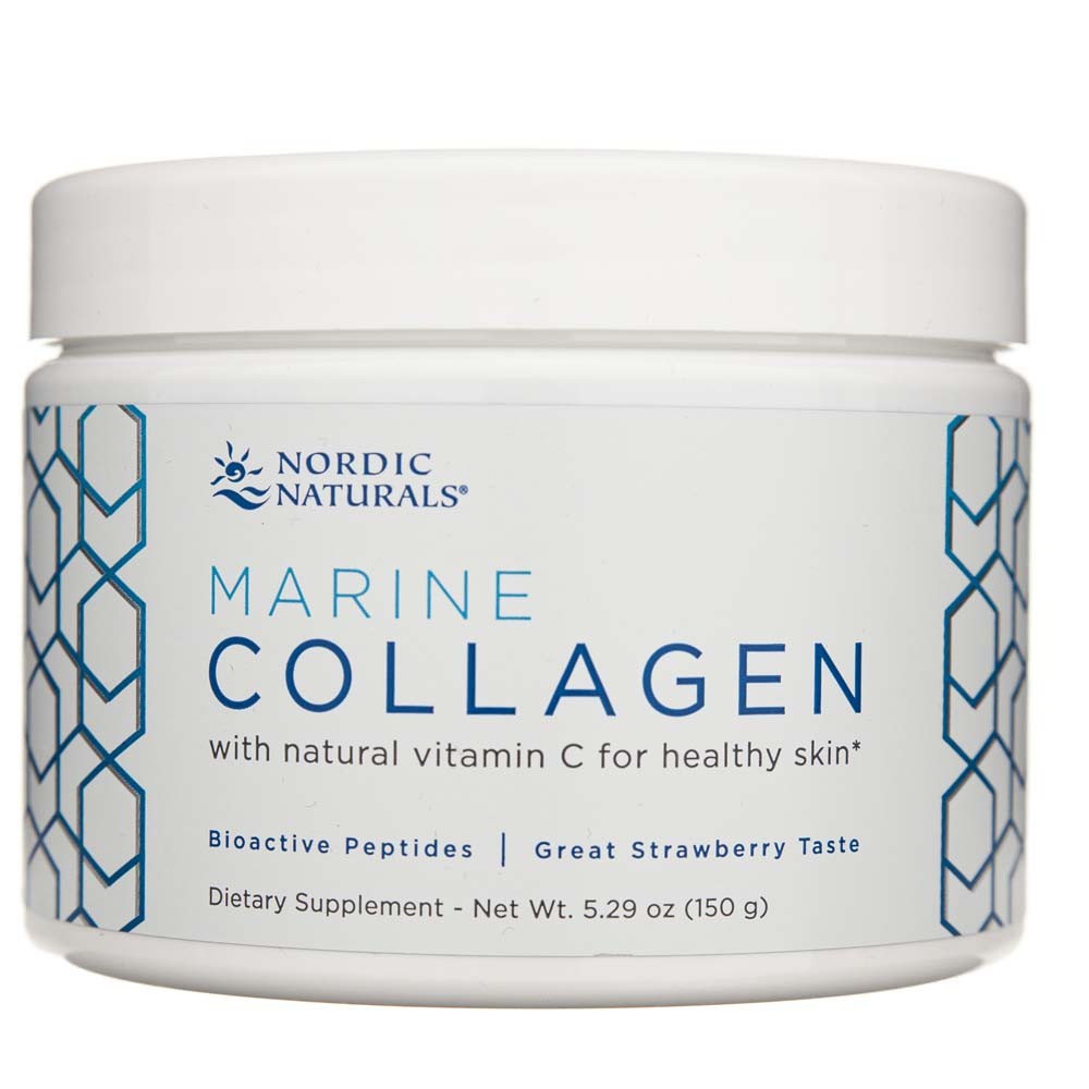 Nordic Naturals mereline kollageen C-vitamiiniga maasika - 150 g