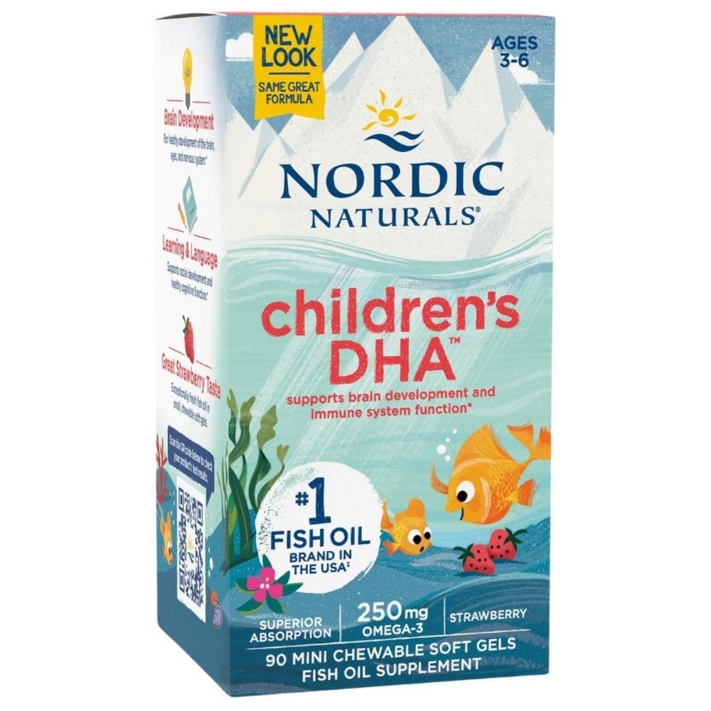 Nordic Naturals DHA 250 mg – 90 laste minikapslit