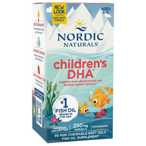 Nordic Naturals DHA 250 mg – 90 laste minikapslit