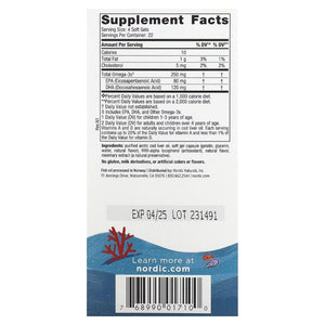 Nordic Naturals DHA 250 mg – 90 laste minikapslit