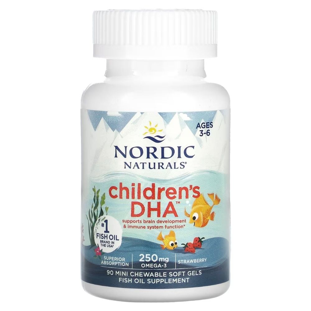 Nordic Naturals DHA 250 mg – 90 laste minikapslit
