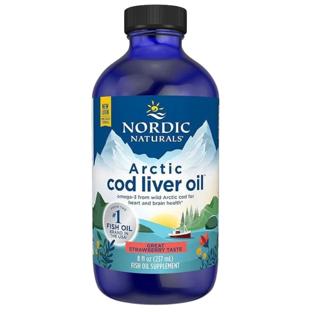 Nordic Naturals Arctic tursamaksaõli maasikas – 237 ml