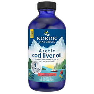 Nordic Naturals Arctic tursamaksaõli maasikas – 237 ml