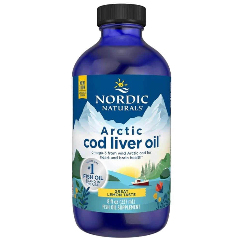 Nordic Naturalsi Arktika tursamaksaõli sidruniga - 237 ml