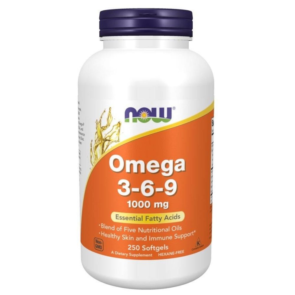 Now Foods Omega 3-6-9 1000 mg - 250 kapslit