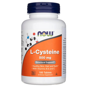 Now Foods L-tsüsteiin 500 mg - 100 tabletti
