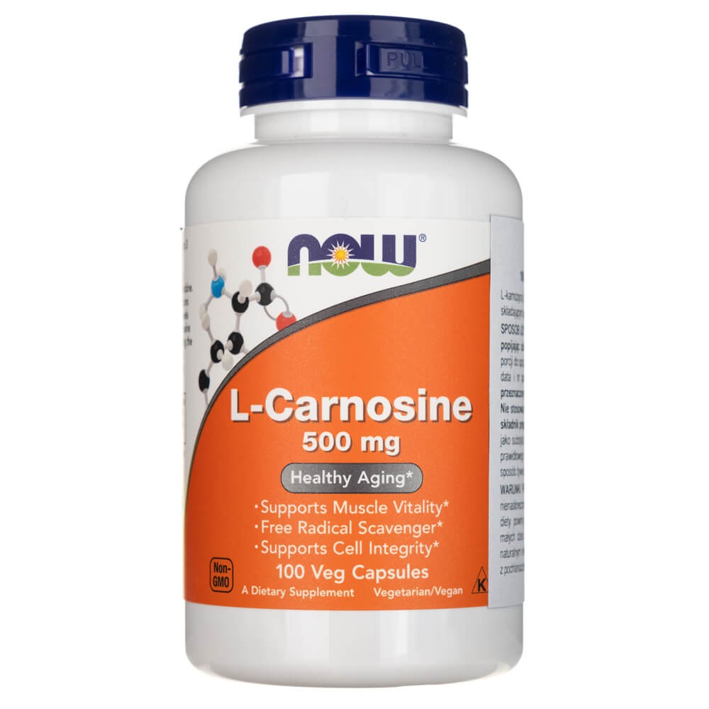 Now Foods L-karnosiin 500 mg – 100 kapslit