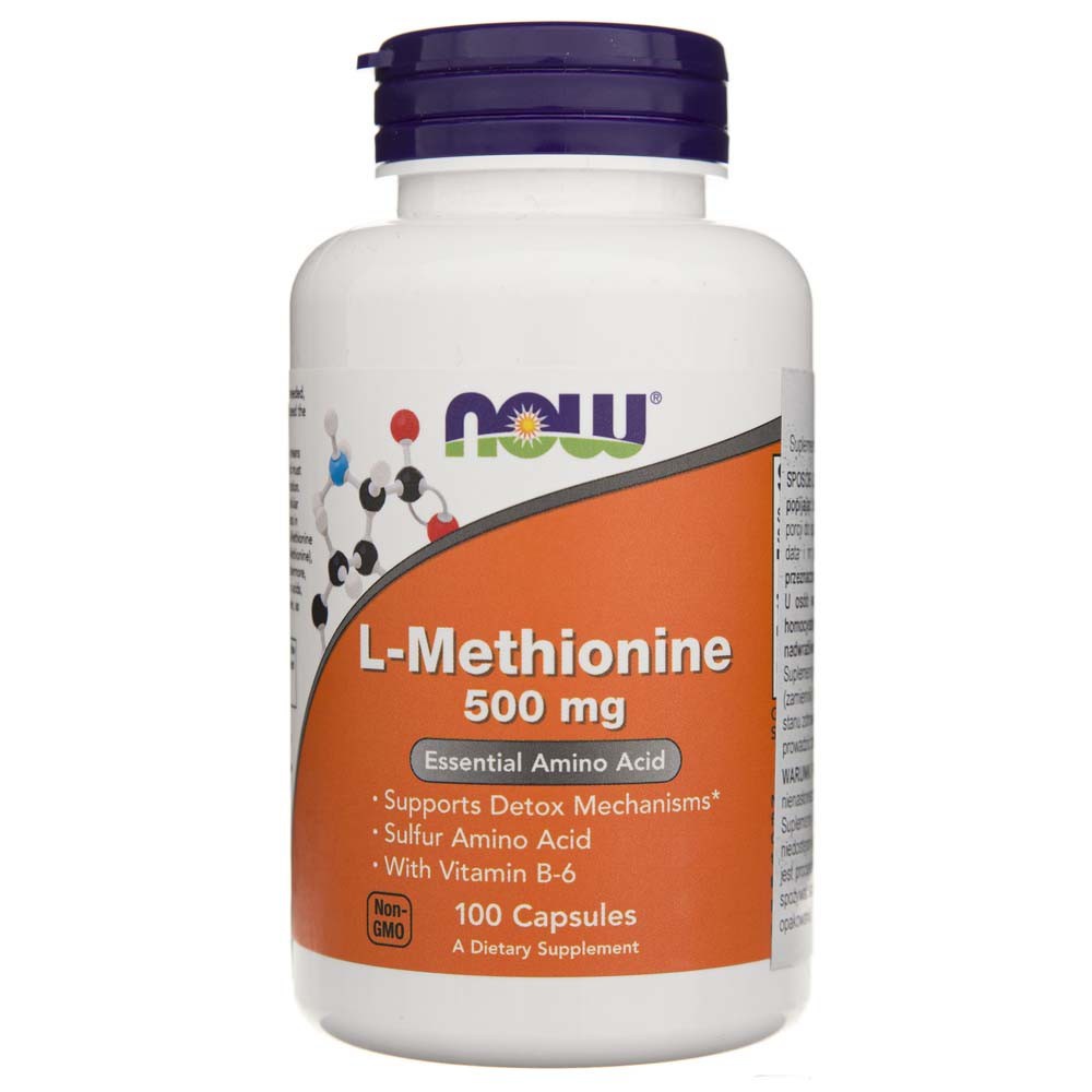 Now Foods L-metioniin 500 mg - 100 kapslit
