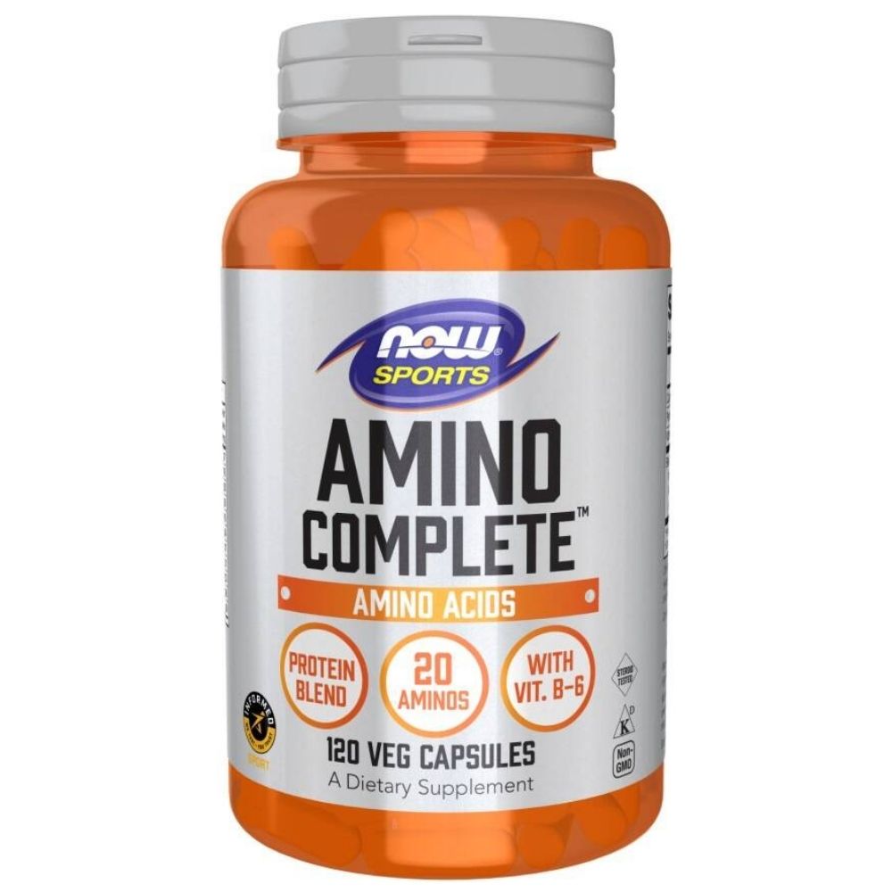 Now Foods Sports Amino Complete, Aminohapete kompleks – 120 kapslit