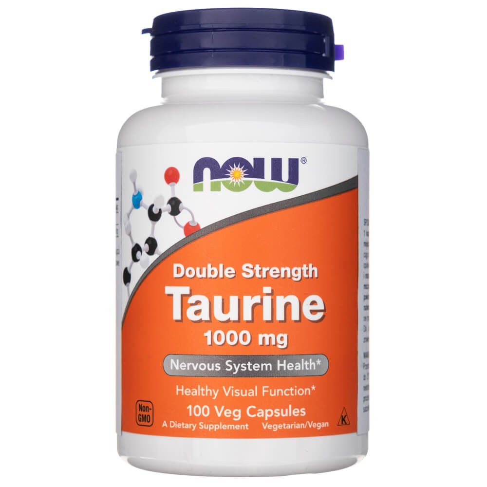 Now Foods Tauriin Double Strength 1000 mg - 100 kapslit