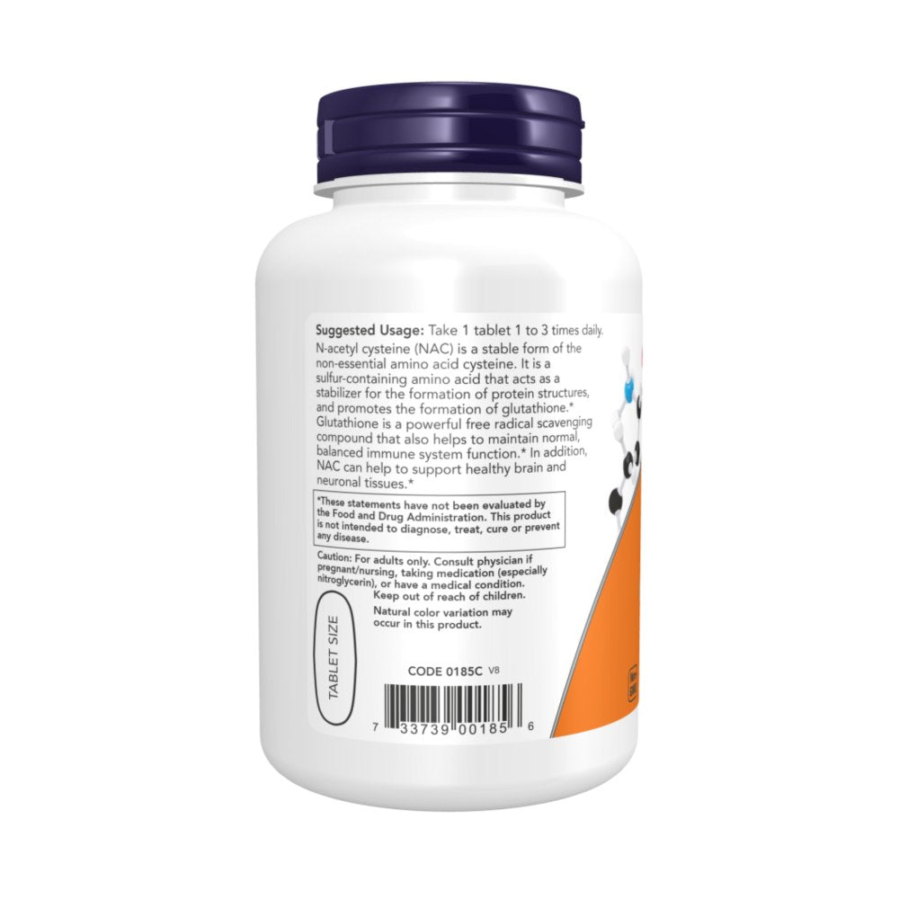 Now Foods NAC N-atsetüültsüsteiin 1000 mg - 120 tabletti
