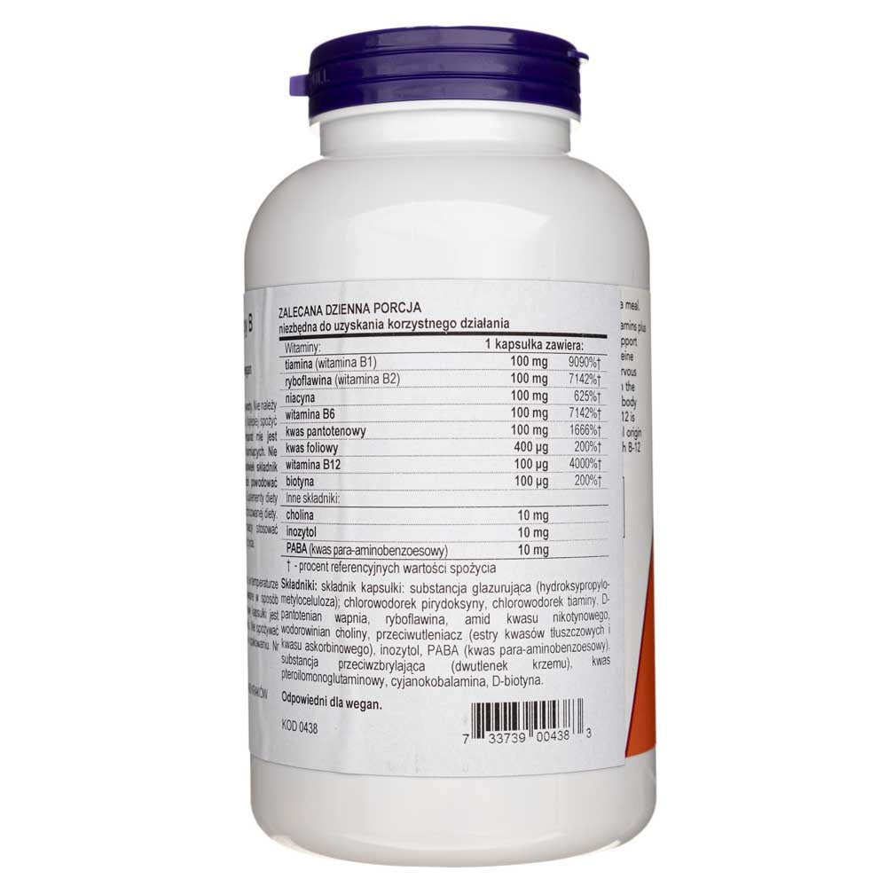 Now Foods B-100 – 250 kapslit