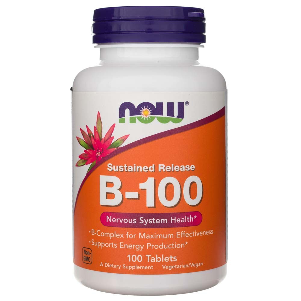 Now Foods vitamiin B-100 - 100 tabletti