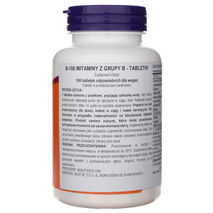Now Foods vitamiin B-100 - 100 tabletti