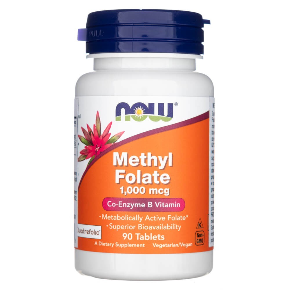 Now Foods Methyl Folate 1000 mcg – 90 tabletti