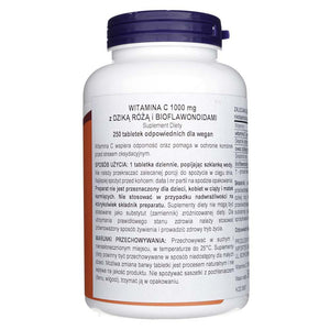 Now Foods C-1000 vitamiin kibuvitsamarjade ja bioflavonoididega – 250 tabletti