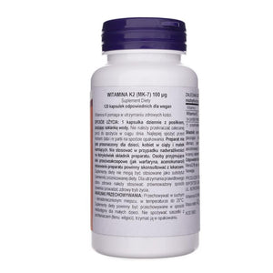 Now Foods vitamiin K2 MK-7 100 mcg – 120 kapslit