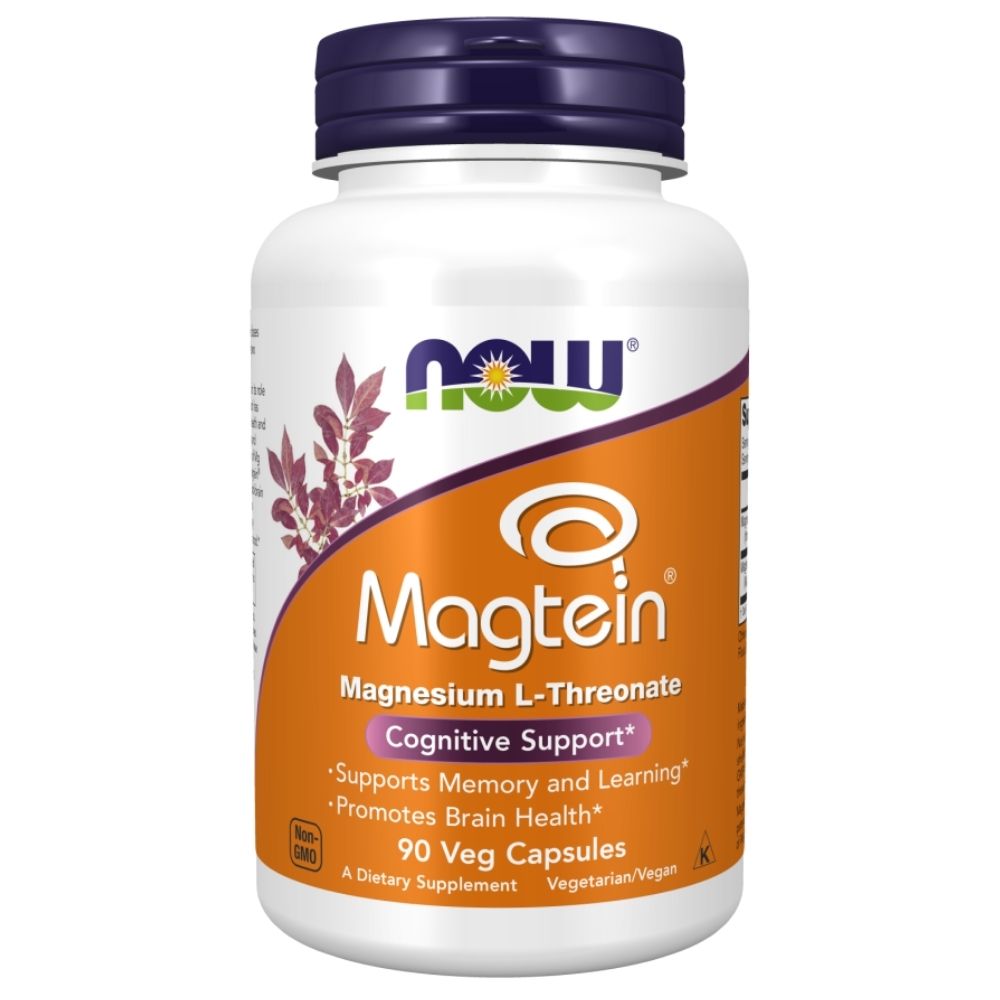 Now Foods Magtein (magnio L-treonatas) - 90 kapsulių - Magnis.lt