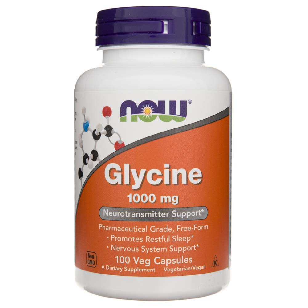 Now Foods Glütsiin 1000 mg - 100 kapslit