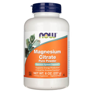 Now Foods Magnesium Citrate pulber - 227 g