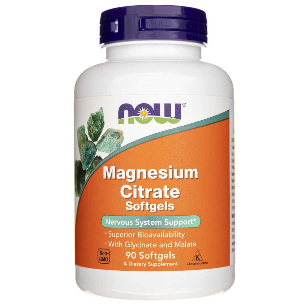 Now Foods magneesiumtsitraat – 90 pehmet geeli