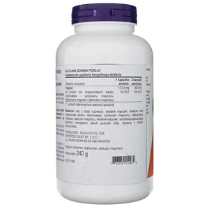 Now Foods magneesiumtsitraat - 180 pehmet geelkapslit