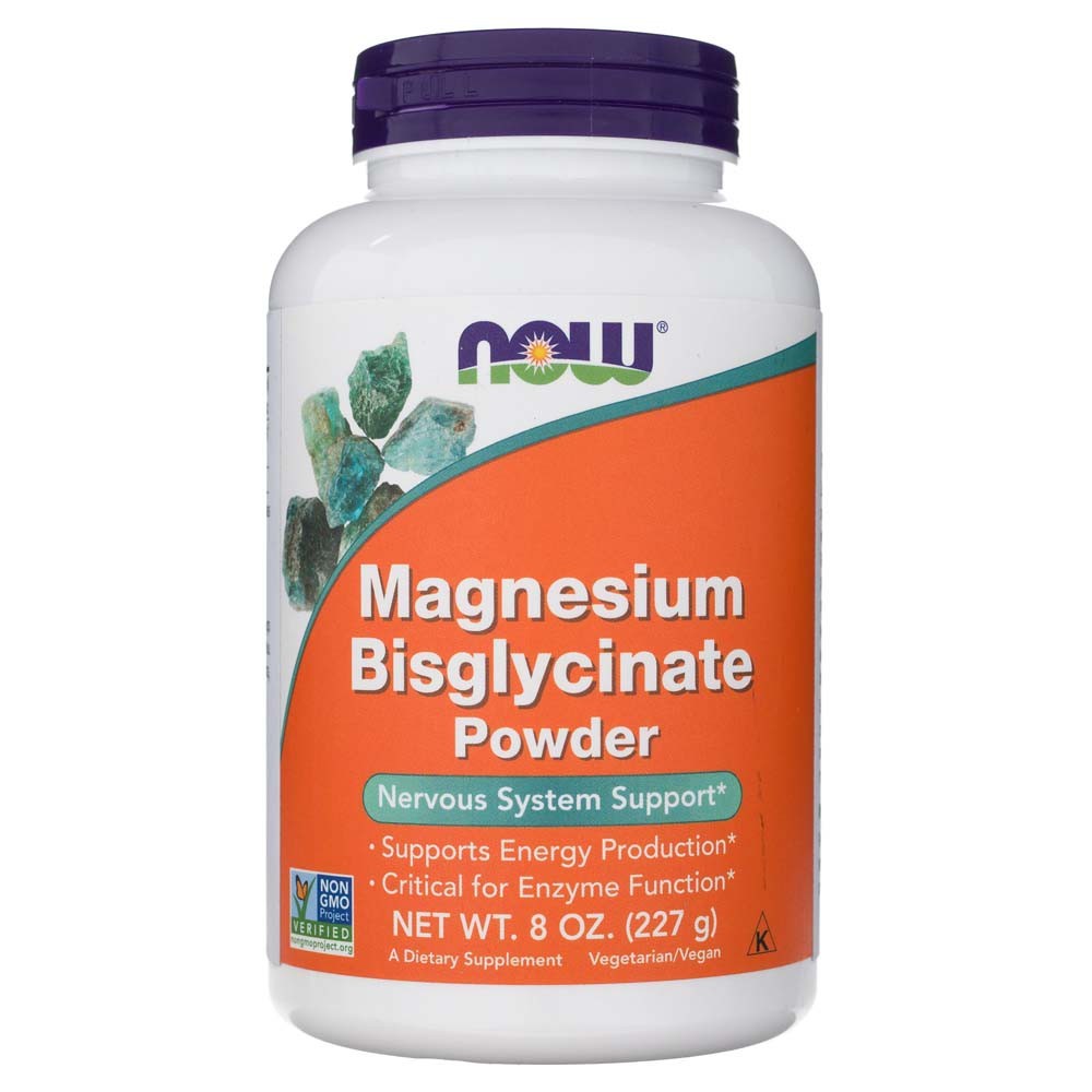 Now Foods magneesiumdiglütsinaadi pulber - 227 g