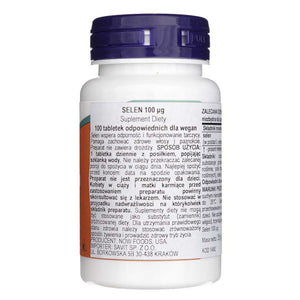 Now Foods Seleenium 100 mcg – 100 tabletti