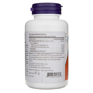 Now Foods Neptūno Krill, topelt tugevusega 1000 mg – 60 pehmet geelkapslit