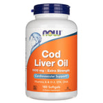 Now Foods tursa maksaõli, eriti tugev 1000 mg - 180 pehmet geeli