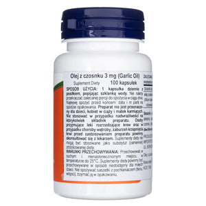 Now Foods küüslauguõli 1500 mg - 100 pehmekapslit