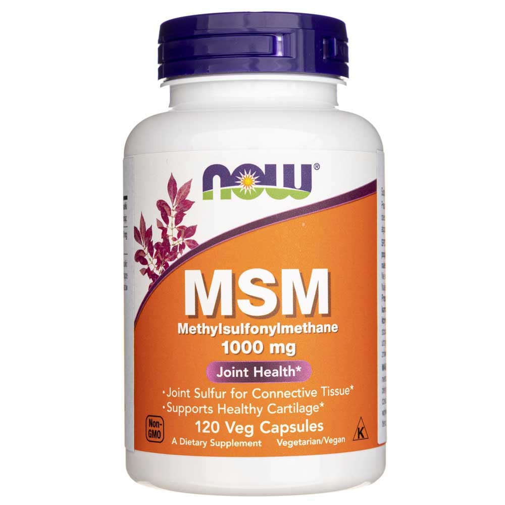 Now Foods MSM 1000 mg - 120 kapsulių - Magnis.lt