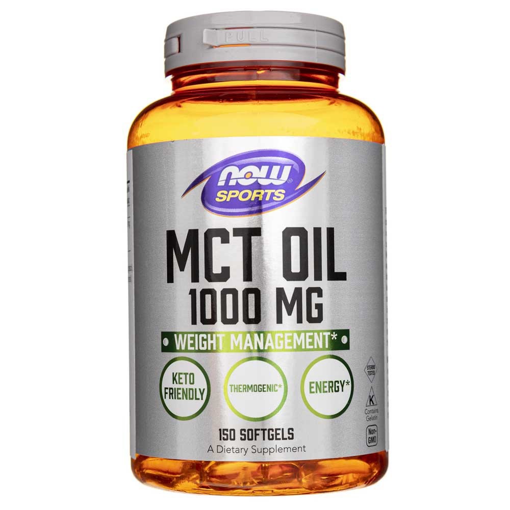 Now Foods MCT õli 1000 mg - 150 pehmekapslit