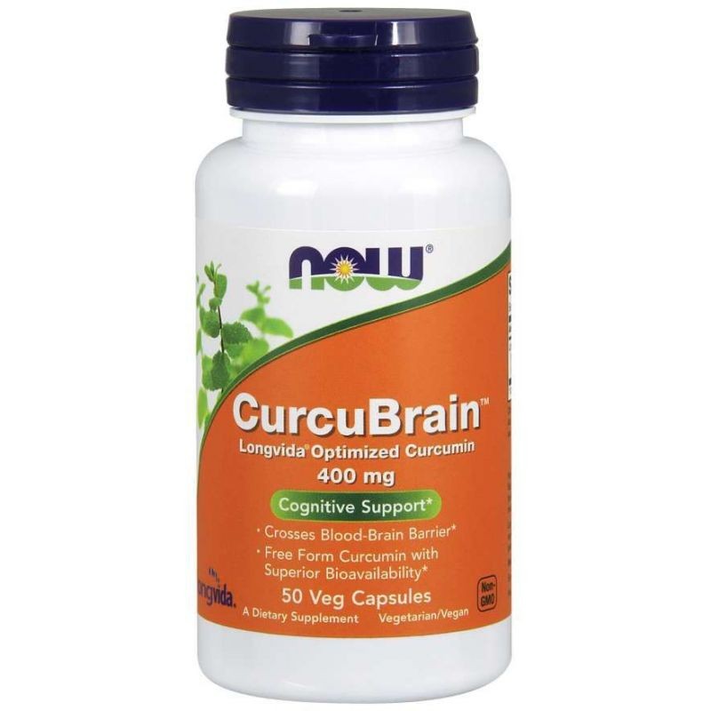Now Foods CurcuBrain - 50 kapsulių - Magnis.lt