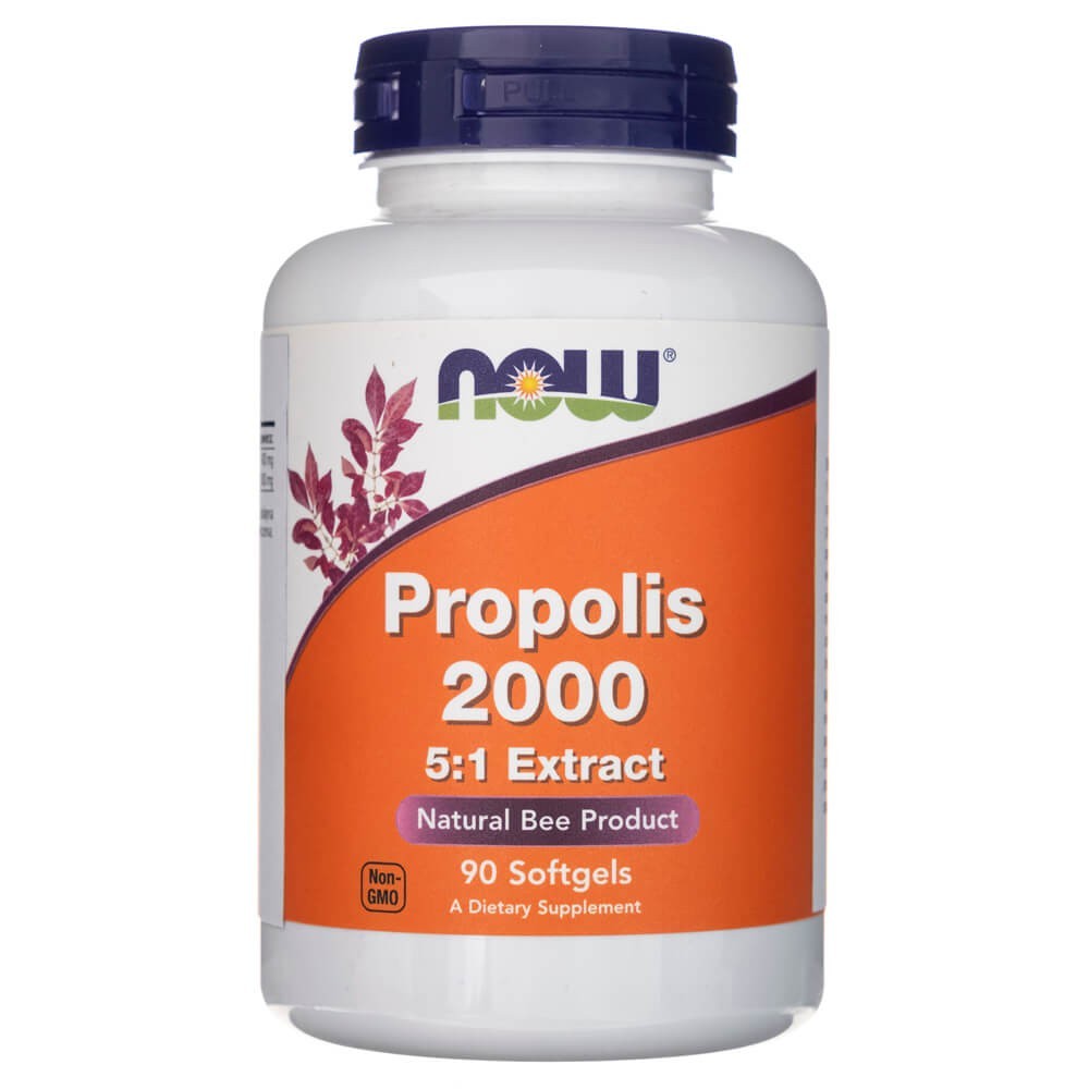 Now Foods Propolis 2000 5:1 ekstrakt – 90 pehmekapslit