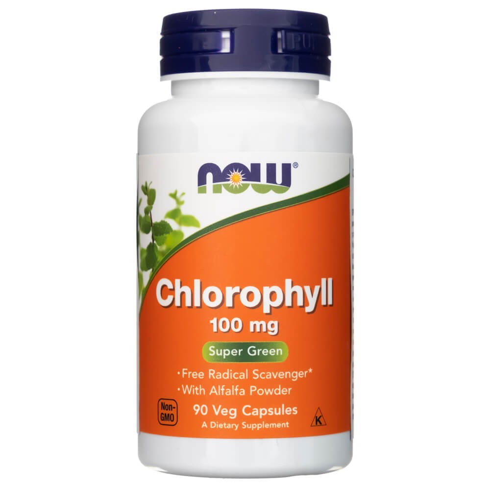 Now Foods Chlorophyll 100 mg - 90 kapslit