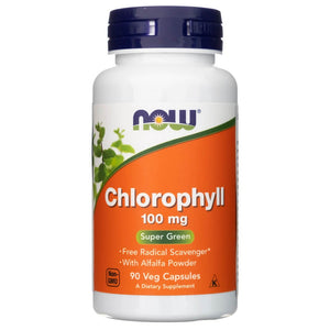 Now Foods Chlorophyll 100 mg - 90 kapslit
