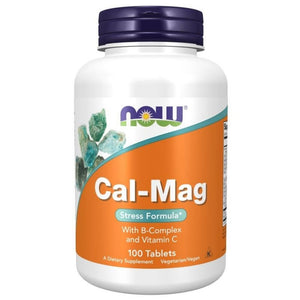 Now Foods Cal-Mag Stress Formula (kaltsium, magneesium, vit. B) - 100 tabletti