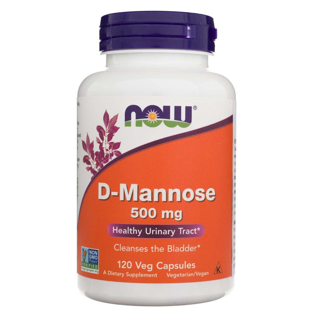 Now Foods D-mannoos 500 mg - 120 kapslit