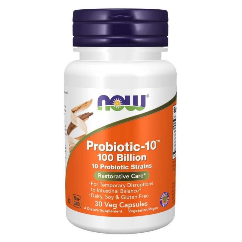Now Foods Probiotic-10 (probiootikum) 100 miljardit - 30 kapslit
