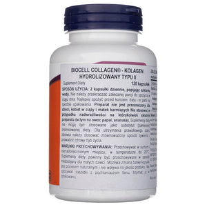 Now Foods BioCell Collagen® hüdrolüüsitud II tüüpi kollageen – 120 kapslit