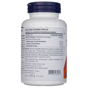 Now Foods BioCell Collagen® hüdrolüüsitud II tüüpi kollageen – 120 kapslit