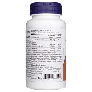 Now Foods alfa-lipoehape 100 mg - 60 kapslit