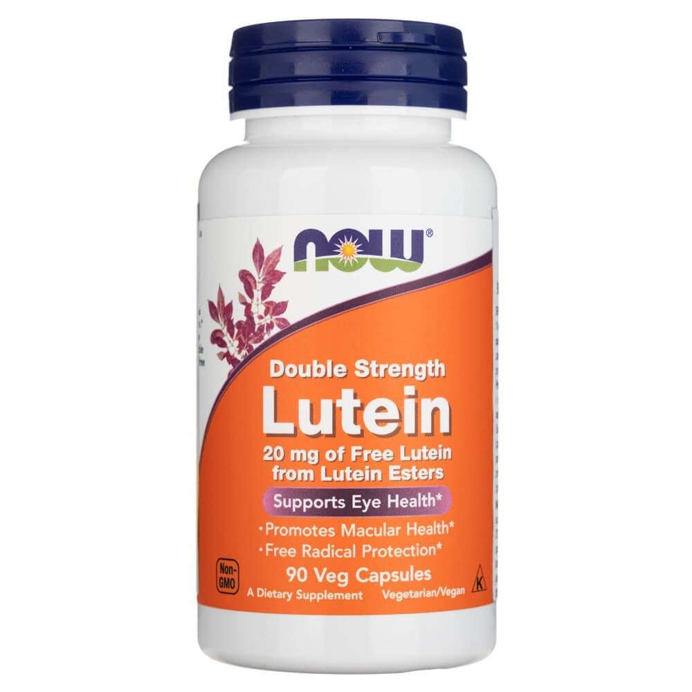 Now Foods Luteiin, topelt-tugevus 20 mg – 90 kapslit
