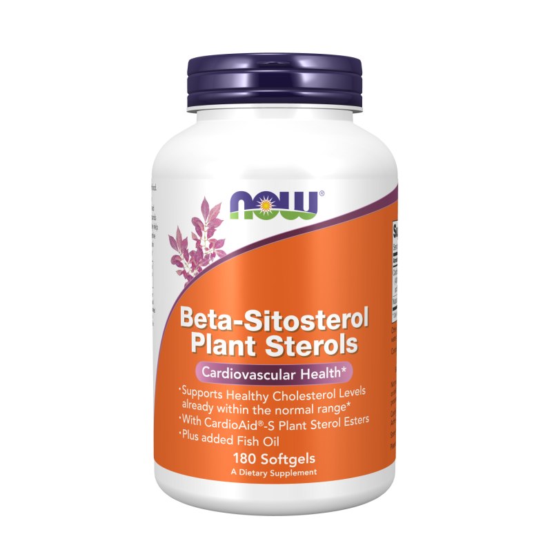 Now Foods Beta-sitosterolio augaliniai steroliai - 180 kapsulių - Magnis.lt