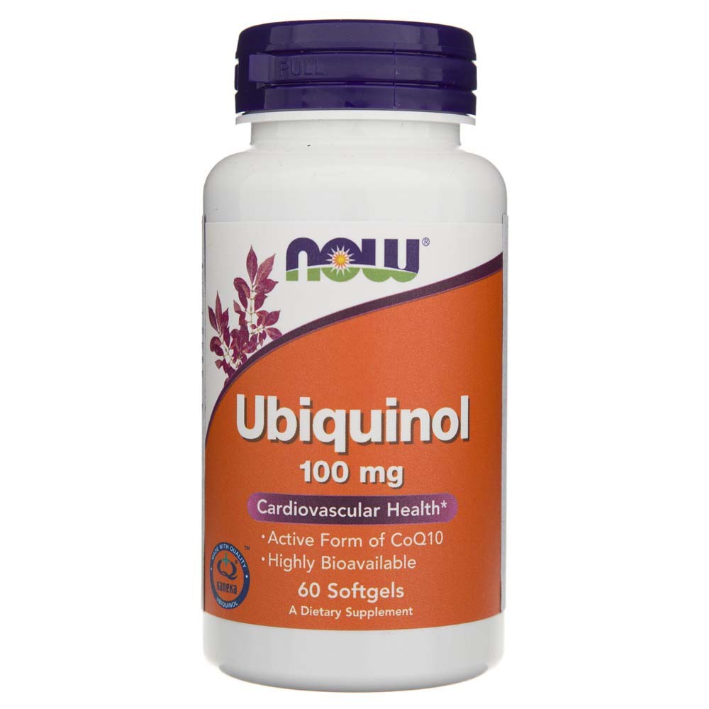 Now Foods Ubiquinol 100 mg - 60 pehmekapslit