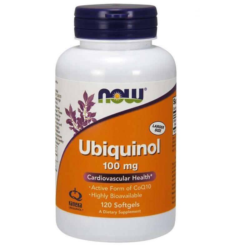 Now Foods Koferment Q10 Ubikinool 100 mg - 120 kapslit