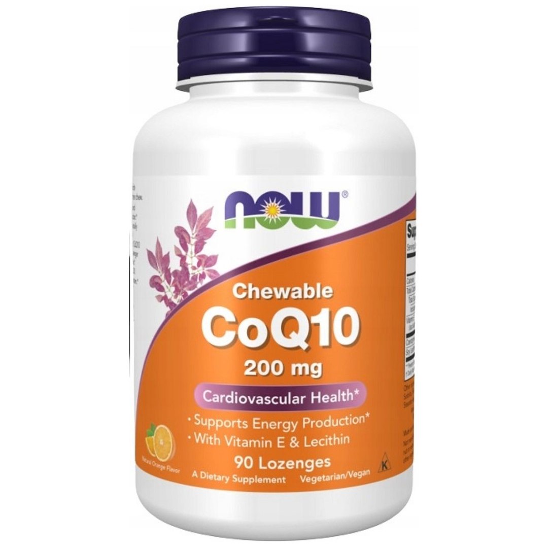 Now Foods CoQ10 (Koferment Q10) 200 mg - 90 kapslit