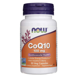 Now Foods CoQ10 100 mg viirpuumarjadega – 30 kapslit